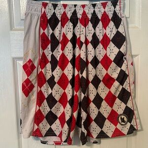 Boys lacrosse crazy shorts size xl